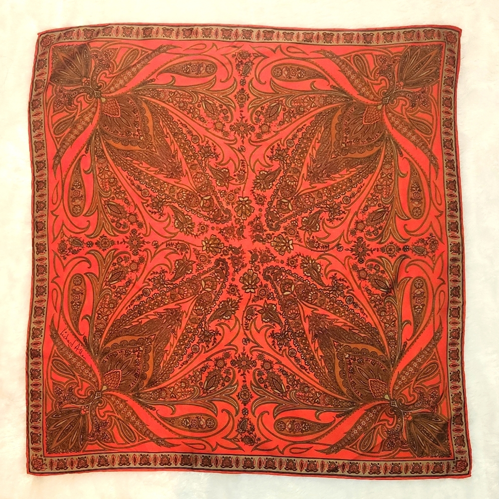 Vintage Richard Allan Silk Scarf
